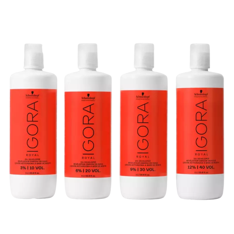 Schwarzkopf Igora Royal Oil Developer 6% / 20 Volume TBH Oxidizer 33.81 Ounce 1 Liter