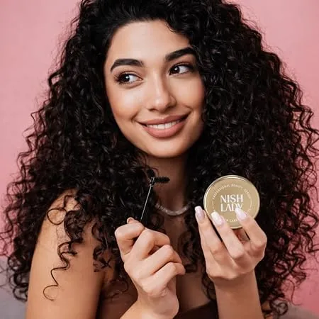 طقم جل رقع وتثبيت الحواجب - اسود Nishlady