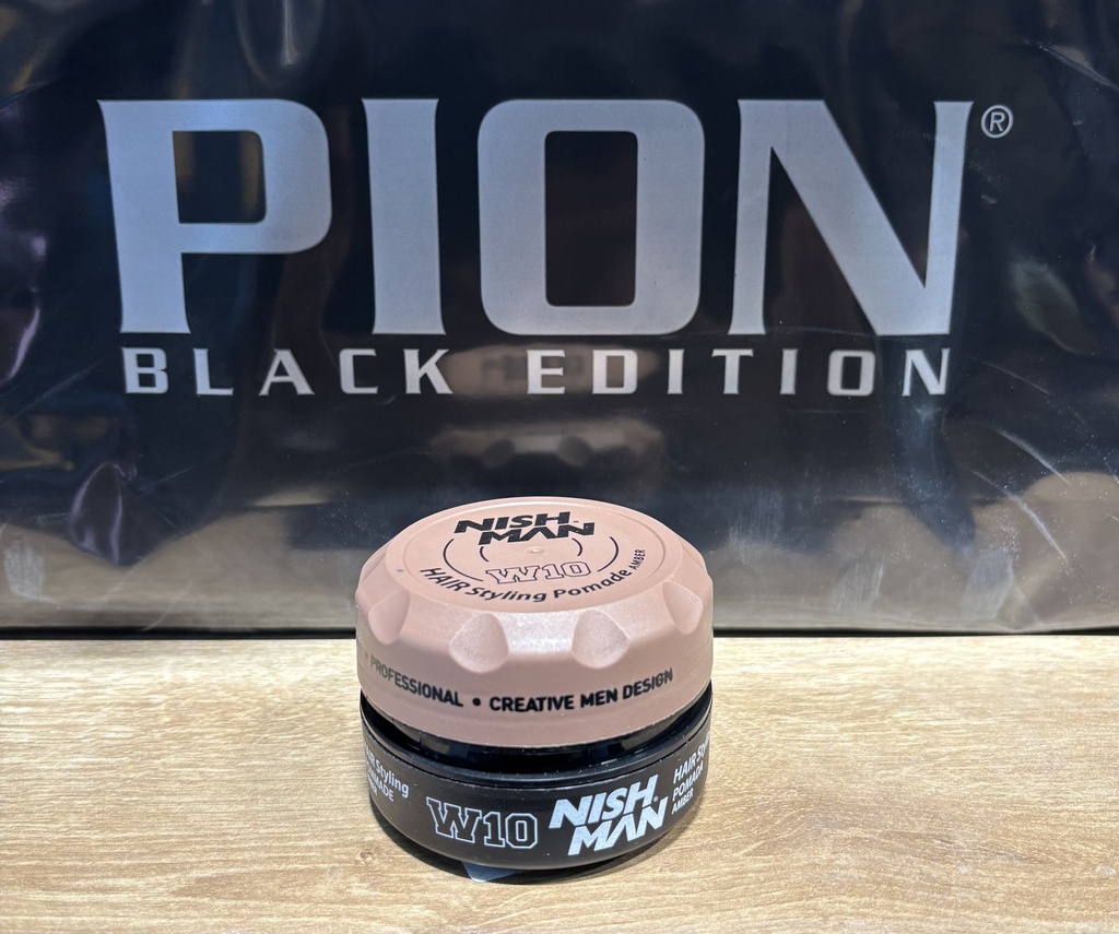 Nishman Water Based Hair Styling Pomade W10 AMBER
