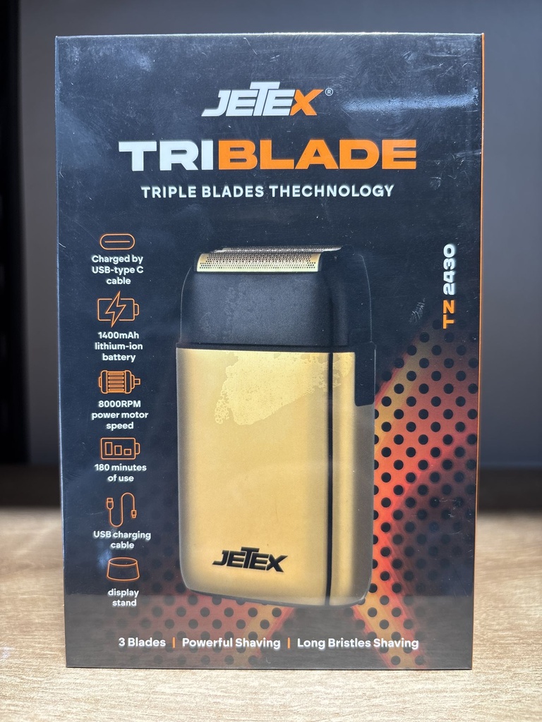 Jetex Triblade Gold ماكنة