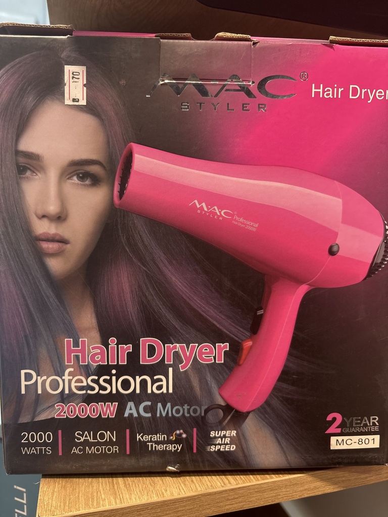 MAC HAIR DRYER