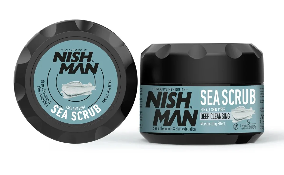 Nishman Sea Scrub Deep Cleansing 300 ml | Hairwaxshop‏ ‏